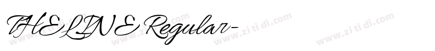 THELINE Regular字体转换